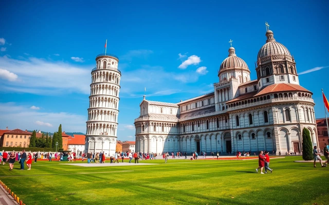Posjet Pisi: Otkrijte prekrasan Piazza dei Miracoli